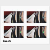 Sticker Rectangulaire Bateaux sous voile (Feuille)