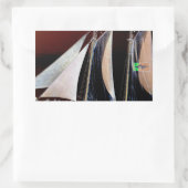 Sticker Rectangulaire Bateaux sous voile (Sac)