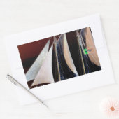 Sticker Rectangulaire Bateaux sous voile (Enveloppe)