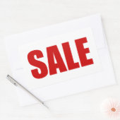 STICKER RECTANGULAIRE BÂTIMENT RECTANGULAIRE DE VENTE (Enveloppe)