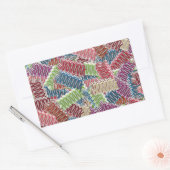 Sticker Rectangulaire BÂTIMENTS DE Noël RECTANGLE (Enveloppe)