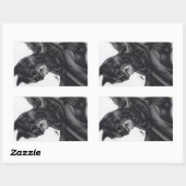 Sticker Rectangulaire Batman ~ Bruce Wayne (Feuille)