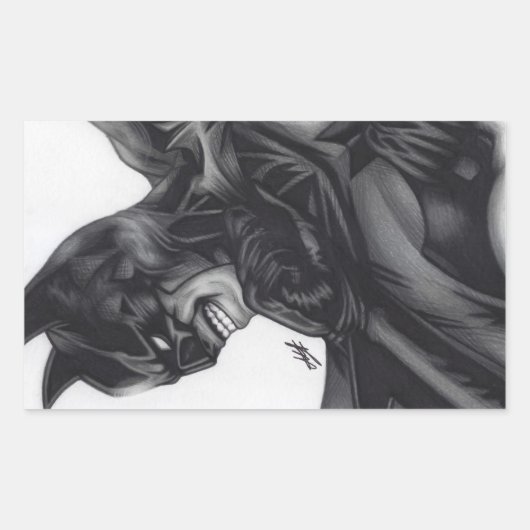 Sticker Rectangulaire Batman ~ Bruce Wayne (Devant)