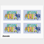 Sticker Rectangulaire Batman | Faisons ceci (Feuille)