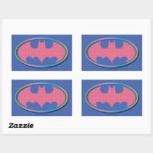 Sticker Rectangulaire Batman | Logo Pink Polka Dot (Feuille)