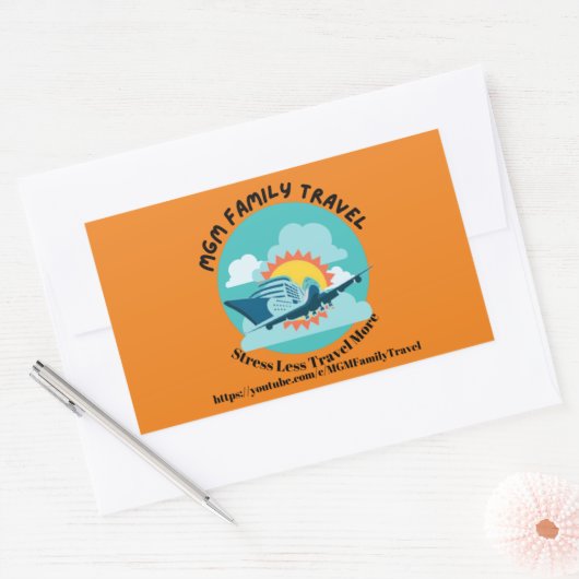 Sticker Rectangulaire Bâtons MGM (Enveloppe)