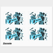 Sticker Rectangulaire Battle_Mutilation (Feuille)