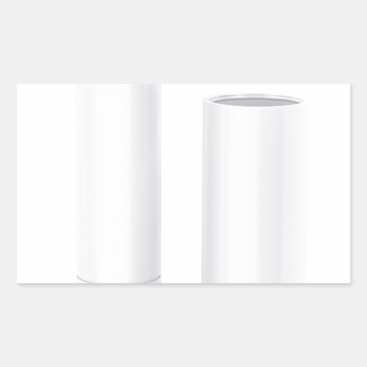 Sticker Rectangulaire Baume à lèvres ouvert (Devant)