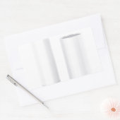 Sticker Rectangulaire Baume à lèvres ouvert (Enveloppe)