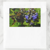 Sticker Rectangulaire Baume d'abeille pourpre et bourdon (Sac)