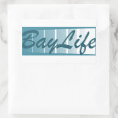 Sticker Rectangulaire Bay Life (Sac)
