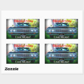 Sticker Rectangulaire BBB-El Dorado (Feuille)