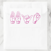 STICKER RECTANGULAIRE BBYO ASL (Sac)