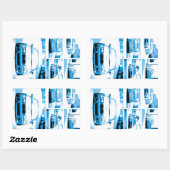 Sticker Rectangulaire BD e46 (Feuille)