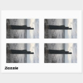 Sticker Rectangulaire Beach Life (Feuille)