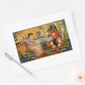 Sticker Rectangulaire Beauté Beast Classic Fairy Tale Caractères (Enveloppe)
