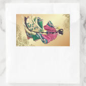 Sticker Rectangulaire Beauté orientale (Sac)