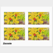 Sticker Rectangulaire Beautiful Yellow autumn (Feuille)