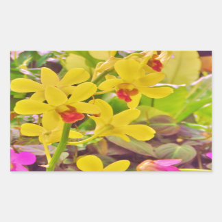 Sticker Rectangulaire Beautiful Yellow autumn