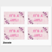 STICKER RECTANGULAIRE BÉBÉ CLASSIQUE ROND (Feuille)