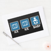 Sticker Rectangulaire Bébé de glace (Enveloppe)