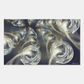 Sticker Rectangulaire Begird Abstrait (Devant)
