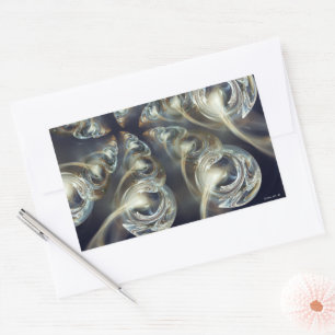 Sticker Rectangulaire Begird Abstrait