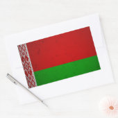 Sticker Rectangulaire Bélarus (Enveloppe)