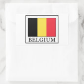 Sticker Rectangulaire Belgique (Sac)