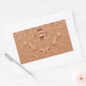 Sticker Rectangulaire Belle belle Africaine motif vectoriel tête Lion (Enveloppe)