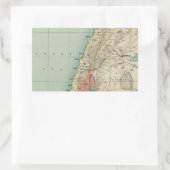 Sticker Rectangulaire Belle carte d'Israël (Sac)