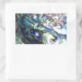 Sticker Rectangulaire Belle coquille d'ormeau (Sac)