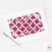 Sticker Rectangulaire Belle image Extraordinaire rouge stylish miroir (Enveloppe)