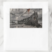 Sticker Rectangulaire Belle Ruine (Sac)