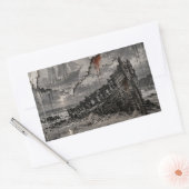 Sticker Rectangulaire Belle Ruine (Enveloppe)
