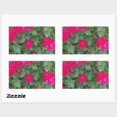 Sticker Rectangulaire Belles Fleurs (Feuille)