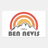 Sticker Rectangulaire Ben Nevis (Devant)