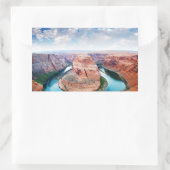 Sticker Rectangulaire Bend du Grand Canyon (Sac)