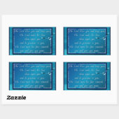 Sticker Rectangulaire Bénédiction arabe ! (Feuille)