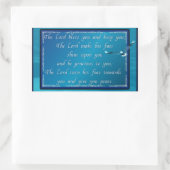 Sticker Rectangulaire Bénédiction arabe ! (Sac)