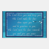 Sticker Rectangulaire Bénédiction arabe ! (Devant)