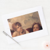 Sticker Rectangulaire Bénédiction de foi de Raphael de foi d'ange (Enveloppe)