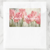 Sticker Rectangulaire Bénédiction de Pâques (Sac)