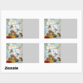 Sticker Rectangulaire Bénédiction des eaux (Feuille)