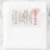 Sticker Rectangulaire Bénédictions en hébreu et en anglais pour Hanoukka (Sac)