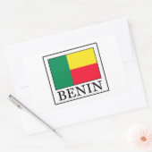 Sticker Rectangulaire Bénin (Enveloppe)