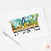 Sticker Rectangulaire Bereshit (Enveloppe)