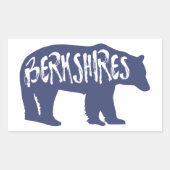 Sticker Rectangulaire Berkshires Bear (Devant)