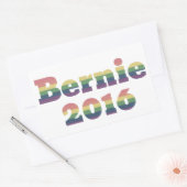 Sticker Rectangulaire Bernie Sanders pour le président 2016 (Enveloppe)