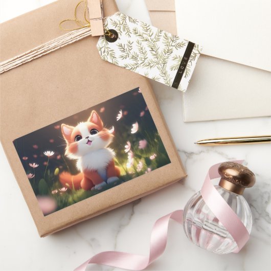 Sticker Rectangulaire Bête animal #0001 (Cadeaux)